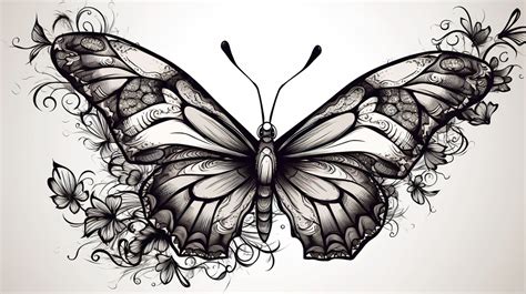 Butterfly Tattoo Drawings