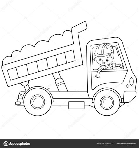 Dump Truck Cartoon Drawing | tunersread.com