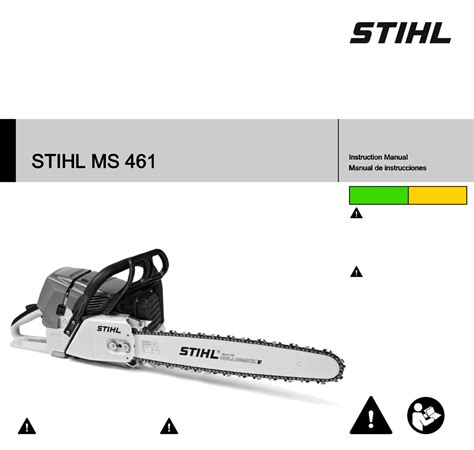 Stihl MS 461 Manual (136 Sider)