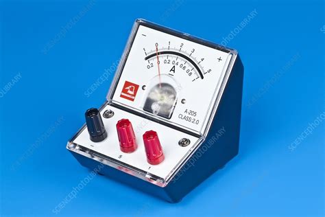 Analogue ammeter - Stock Image - T540/0165 - Science Photo Library