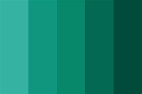 Green Sea Foam Color Palette