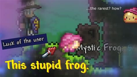 Hunt for Mystic Frog in Terraria for a Town Slime ─ ...it's not that difficult, really. - YouTube