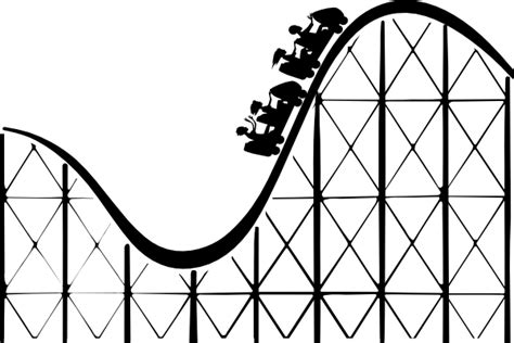 Roller Coaster Clip Art at Clker.com - vector clip art online, royalty ...