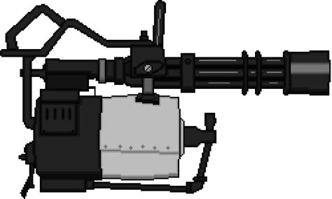 Pixilart - Tf2 Stock Minigun by daviman123