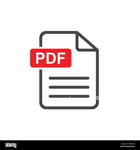 PDF download vector icon. Simple flat pictogram for business, marketing, internet concept ...