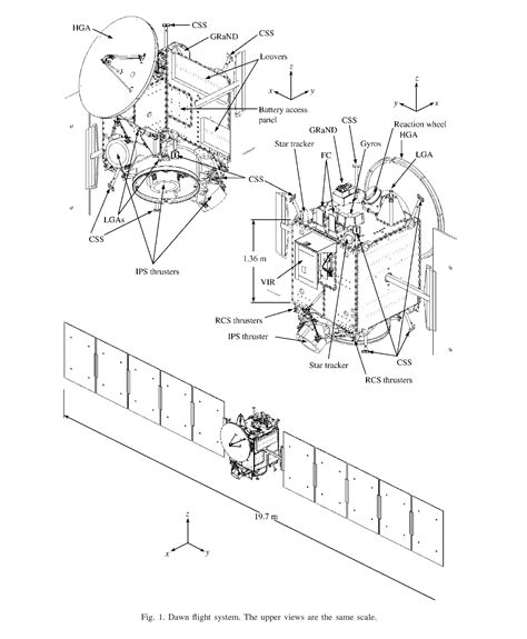 Dawn Spacecraft Diagram No. 2 | NASA Solar System Exploration