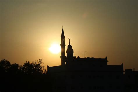 Sunset with masjid Free Photo Download | FreeImages