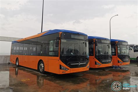 Zhongtong LCK6126EVG in Orange Livery awaiting delivery | Land ...