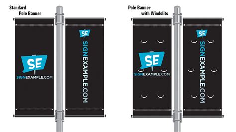 Outdoor Pole Banners – signexample.com