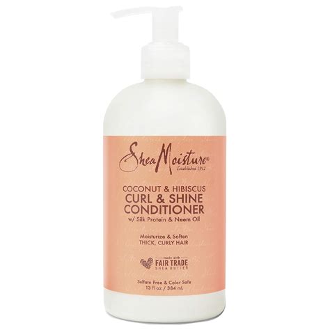 Buy SheaMoisture Conditioner Curl Shine Silicone for Curly Hair Coconut ...