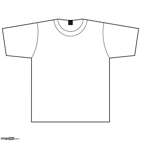 T-Shirt Outline Template