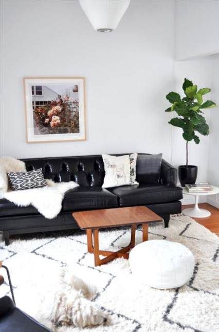 20+ Black Leather Sofa Decorating Ideas – The Urban Decor