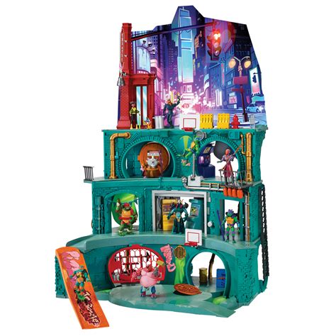 Rise of TMNT Shredder(?) front and center in this image of new lair playset : r/TMNT