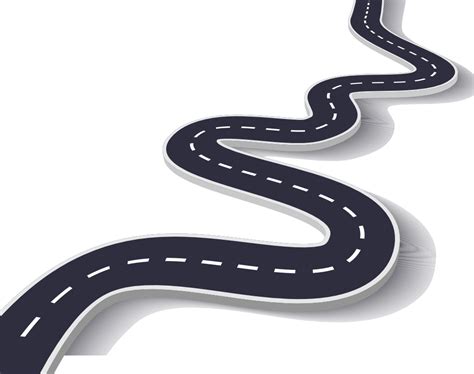 Download Curved Road - Roadmap Clip Art Free - Full Size PNG Image - PNGkit