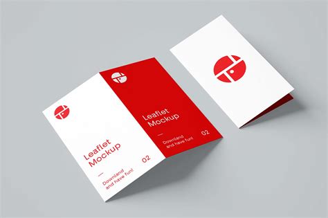 Free 2-Fold Brochure Mockup (PSD)