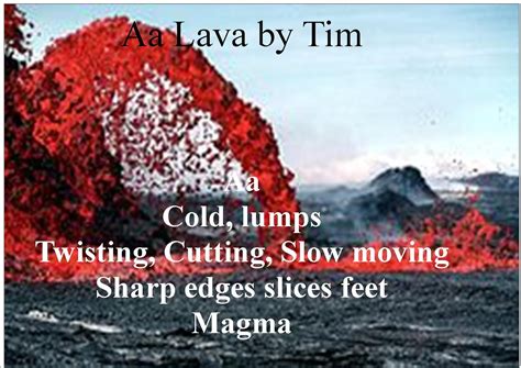 Room 1's blog: Aa Lava by Tim