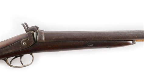 #95: ANTIQUE BLACK POWDER DOUBLE BARREL SHOTGUN