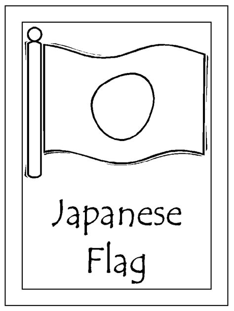 Free Japanese Flag Coloring Page, Download Free Japanese Flag Coloring Page png images, Free ...