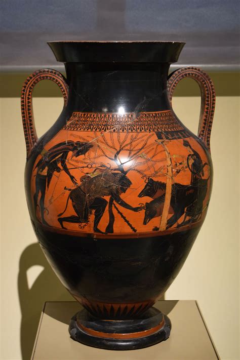 Black Figured Greek Amphora (Illustration) - World History Encyclopedia