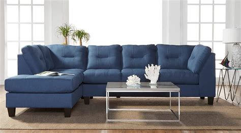 Jitterbug Denim Sectional | Urban Furniture Outlet