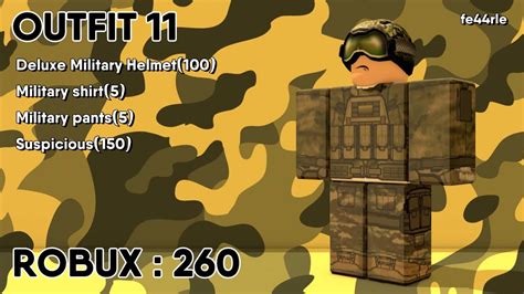 Roblox Military Outfits