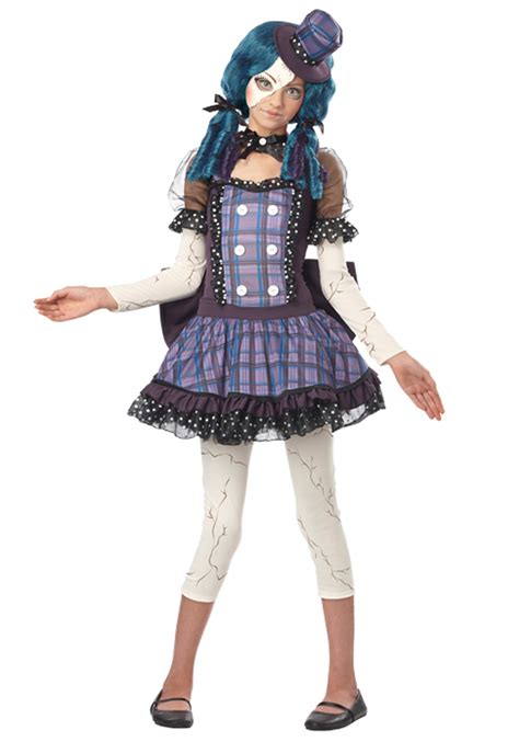 Tween Broken Doll Costume