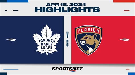 NHL Highlights | Maple Leafs vs. Panthers - April 16, 2024 - The Hockey Buzz