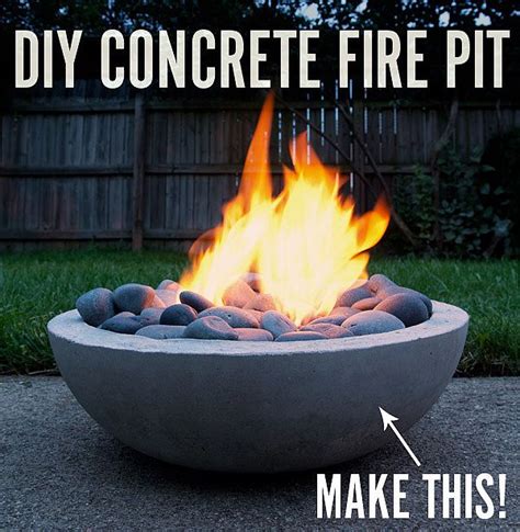 Fiery DIY: Make Your Own Super-Cool Modern Concrete Fire Pit