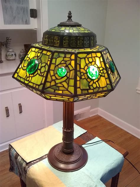 Leaded stained glass lamp - antique? | InstAppraisal