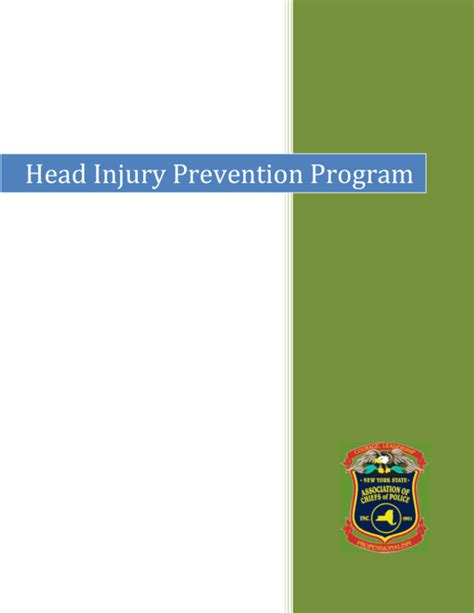 Head Injury Prevention Program - New York State Association of