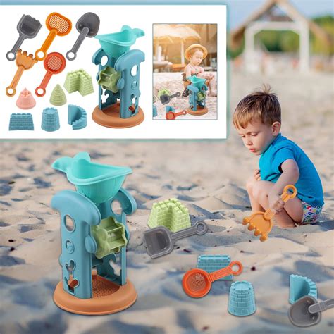 STYLE 11 packs Beach Toys for Toddlers, Beach Sand Toys Set for Kids Toddlers Baby Beach Bucket ...