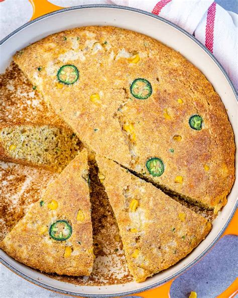 Homemade Jalapeno Skillet Cornbread - Healthy Fitness Meals