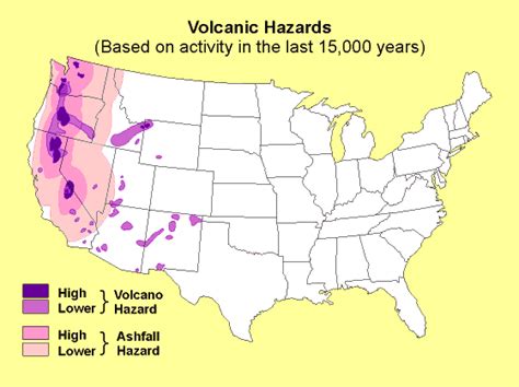 Active Volcanoes On Map Of Us | American Map