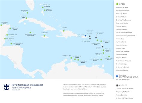 Royal Caribbean releases port status update following hurricanes | Royal Caribbean Blog