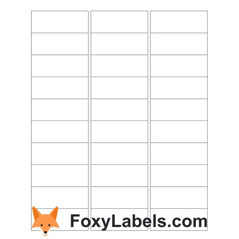 Avery 6585 Template Google Docs & Google Sheets | Foxy Labels