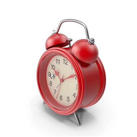 Red Alarm Clock PNG Images & PSDs for Download | PixelSquid - S105945153