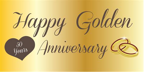 Anniversary Banner - Golden