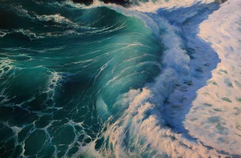 "Sea Foam", Painting by Elena And Gennady Vylusk (Goshiki) | Artmajeur