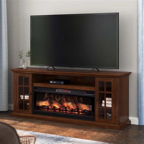 Tresanti Grant TV Console with Classic Flame Electric Fireplace | Electric fireplace, Tv console ...