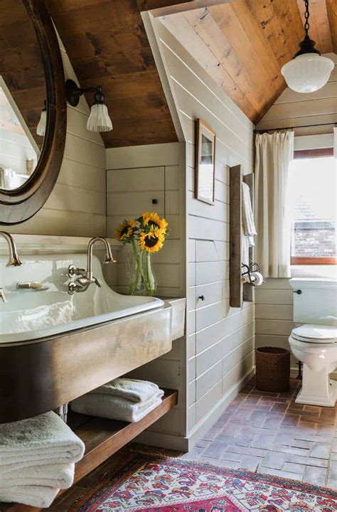 21 Gorgeous farmhouse style bathrooms you will love