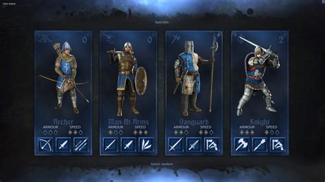 Select character - Chivalry: Medieval Warfare | Interface In Game