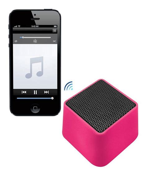 SoundWaves Pink Bluetooth Speaker | Bluetooth speaker, Bluetooth, Black bluetooth