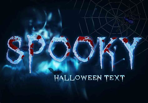 Spooky Halloween Text PSD - Free Photoshop Brushes at Brusheezy!