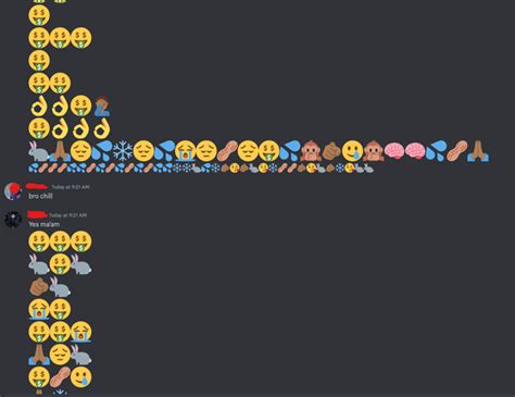 emoji spam 🤑🤑🤑🤑🤑🤑🤑🤑 : r/YoungPeopleDiscord