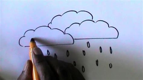 Rain Cloud Drawing