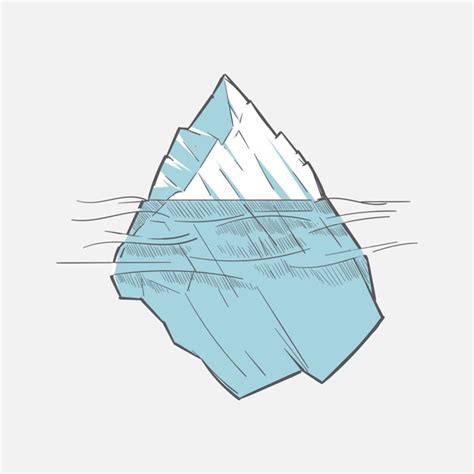 Iceberg Drawing at PaintingValley.com | Explore collection of Iceberg ...