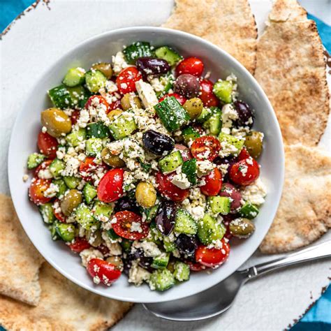 Greek Salad with Feta - Relish