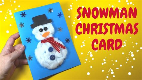 Diy Snowman Christmas Cards