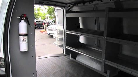 Harbor Van Interior Package On Chevy Cargo Van - YouTube