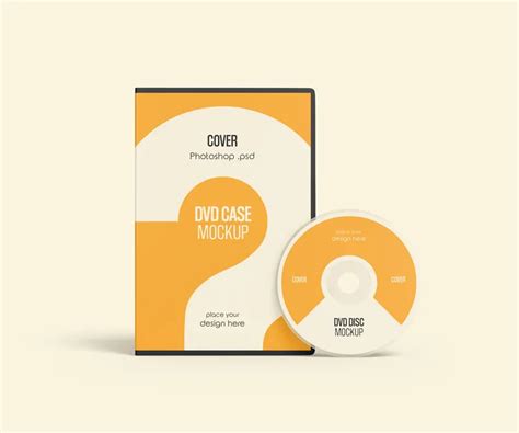 Free DVD Case Mockup Set - Free mockup